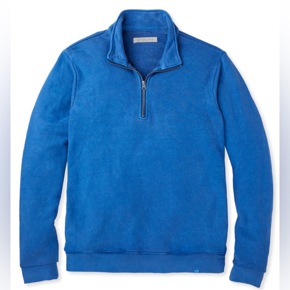 Outerknown Sur Half Zip - True Blue / XL
